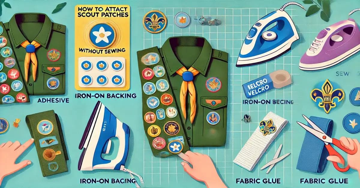 How to Attach Scout Patches Without Sewing