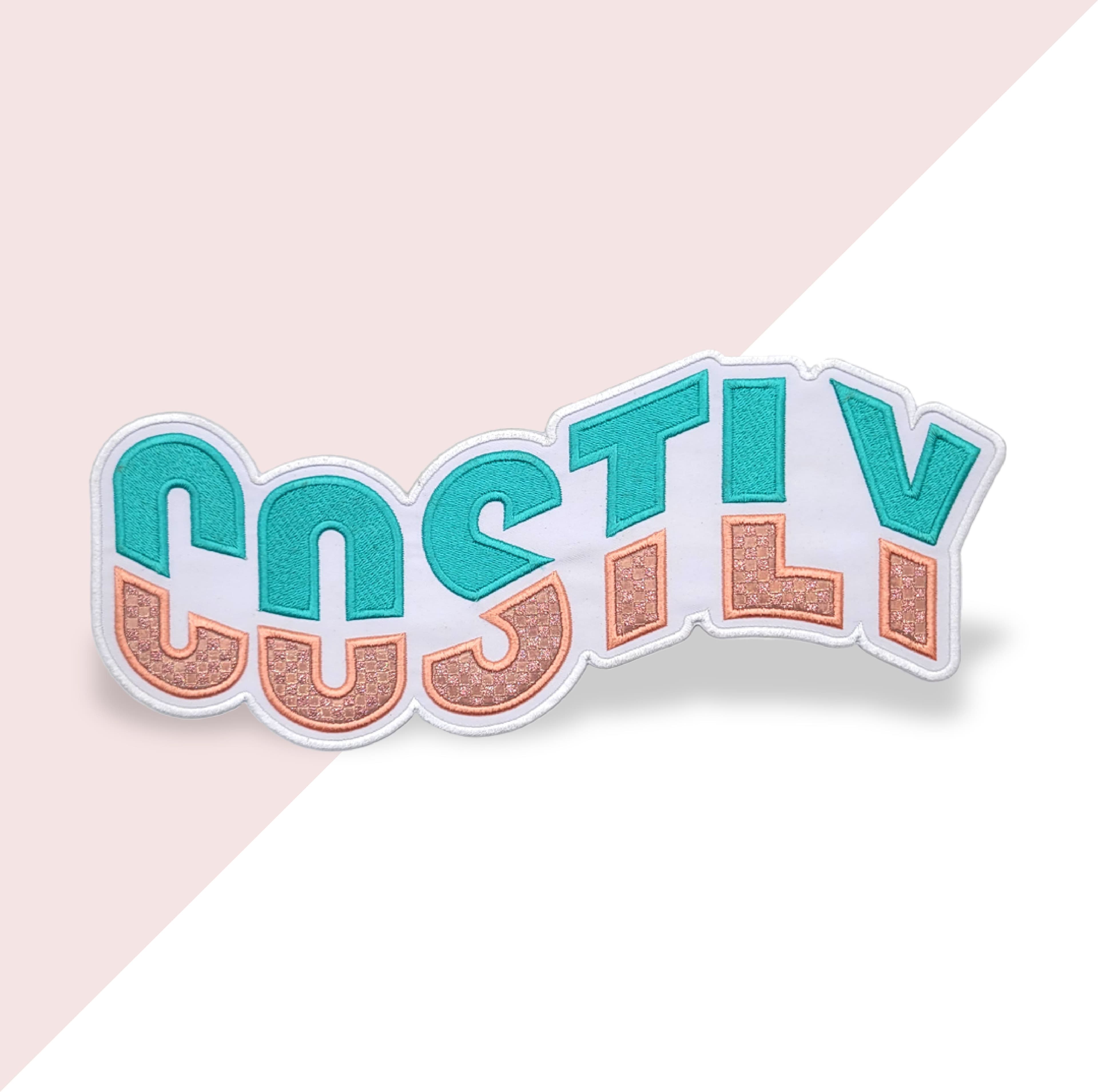 Custom Chenille Glitter Patches