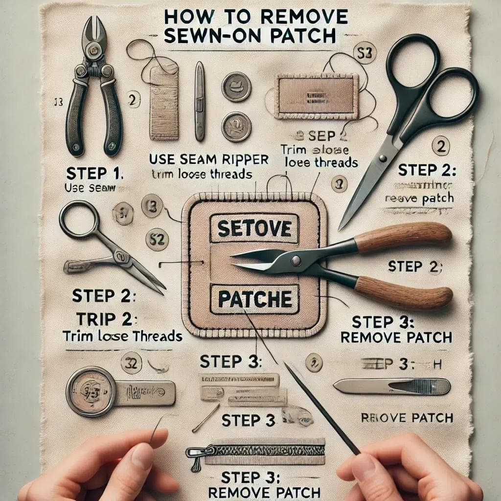 How to Remove Sewn-On Patches