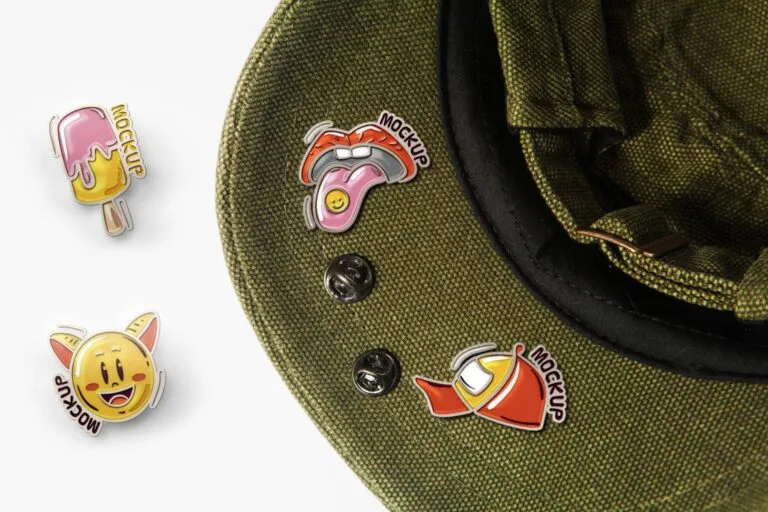 Hat with patches